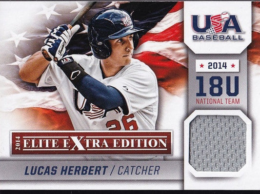 2014 Panini Elite Extra Edition Team USA Lucas Herbert #7