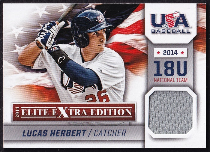 2014 Panini Elite Extra Edition Team USA Lucas Herbert #7