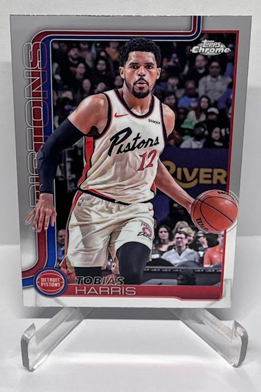 2025-26 Topps Chrome Tobias Harris Detroit Pistons #6