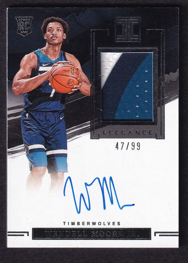 2022-23 Panini Impeccable RPA RC Wendell Moore Minnesota 47/99 #126