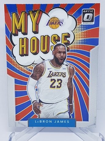 2021-22 Panini Donruss Optic My House Lebron James Lakers #6