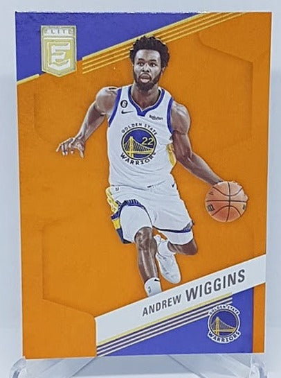 2022-23 Panini Donruss Elite Orange Andrew Wiggins Warriors #84