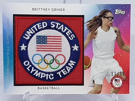 2016 Topps US Olympic Team Commemorative Patch Brittney Griner