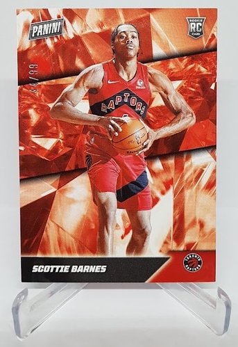 2021-22 Panini Player of the Day RC Scottie Barnes Raptors 44/99