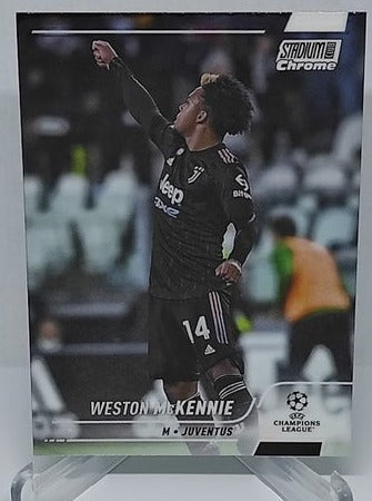 2021-22 Topps UCL Stadium Club Weston McKennie Juventus #14