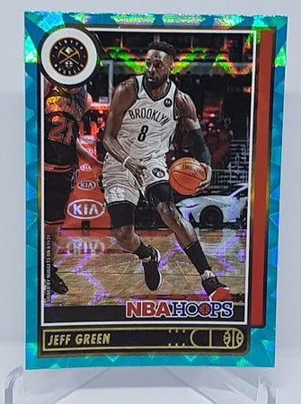 2021-22 Panini Hoops Teal Explosion Jeff Green Nuggets #117