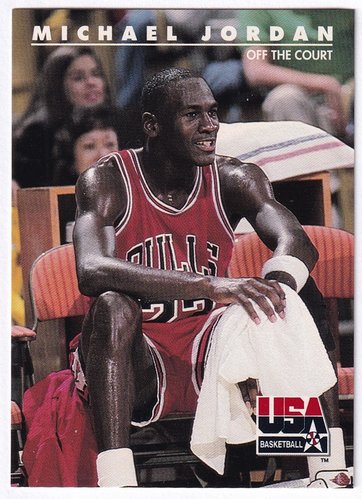 1992 Skybox USA Michael Jordan Chicago Bulls #41