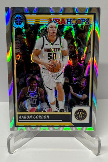 2023-24 Panini Hoops Premium Seismic Prizm Aaron Gordon Nuggets #132