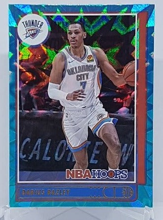 2021-22 Panini Hoops Teal Explosion Darius Bazley OKC Thunder #23