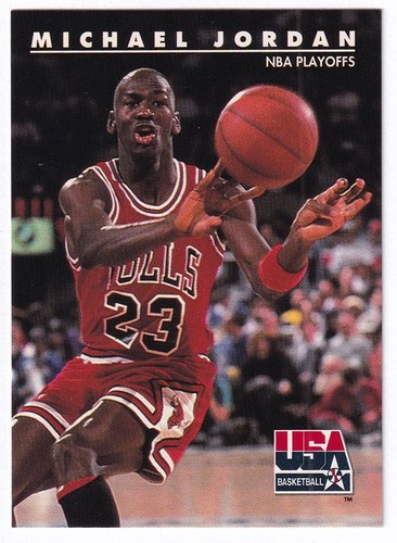 1992 Skybox USA Michael Jordan Chicago Bulls #42