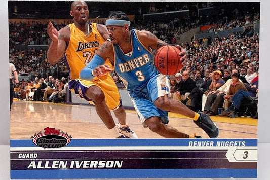 2006-07 Topps Stadium Club Allen Iverson w. Kobe Bryant Denver Nuggets #33