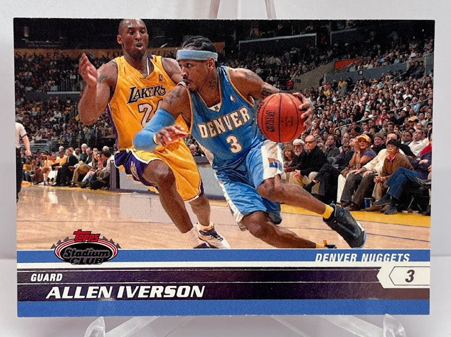 2006-07 Topps Stadium Club Allen Iverson w. Kobe Bryant Denver Nuggets #33