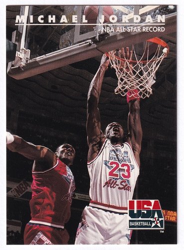1992 Skybox USA Michael Jordan Chicago Bulls #43