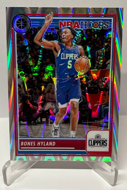 2023-24 Panini Hoops Premium Seismic Prizm Bones Hyland Clippers #204