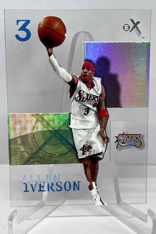 2003-04 Fleer EX Allen Iverson Philadelphia 76ers #27