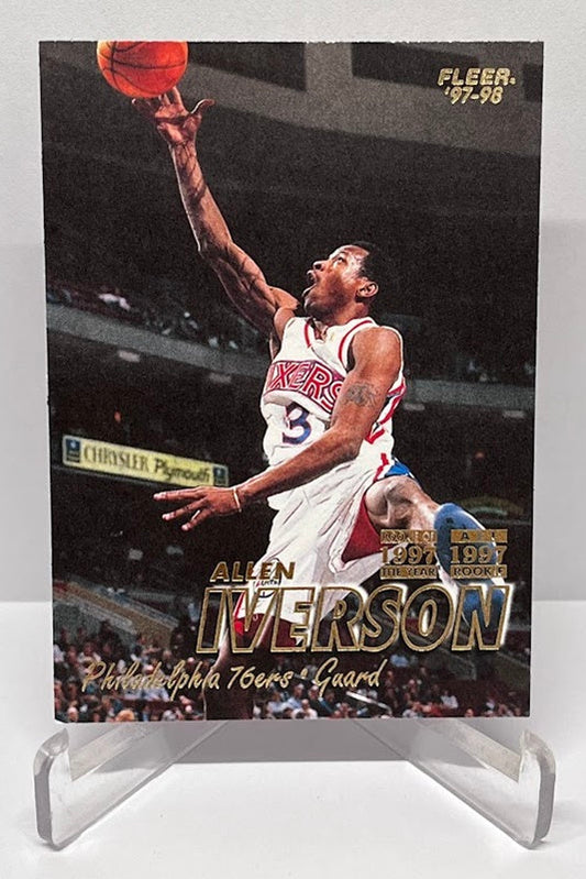 1997-98 Fleer ROY Allen Iverson Philadelphia 76ers #3