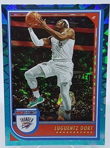 2022-23 Panini Hoops Teal Explosion Luguentz Dort OKC Thunder #202