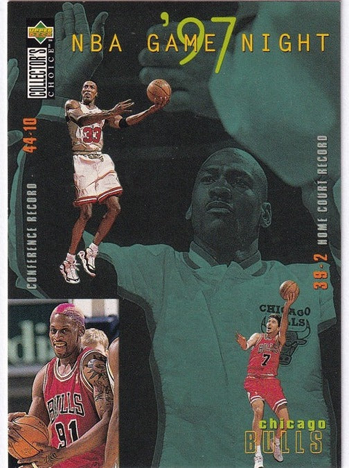 1997 Upper Deck NBA Game Night Michael Jordan Bulls #159