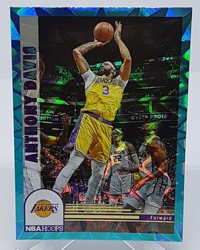 2022-23 Panini Hoops Tribute Teal Explosion Anthony Davis Lakers #290