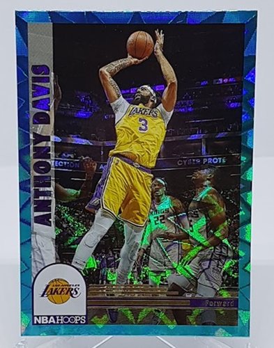 2022-23 Panini Hoops Tribute Teal Explosion Anthony Davis Lakers #290