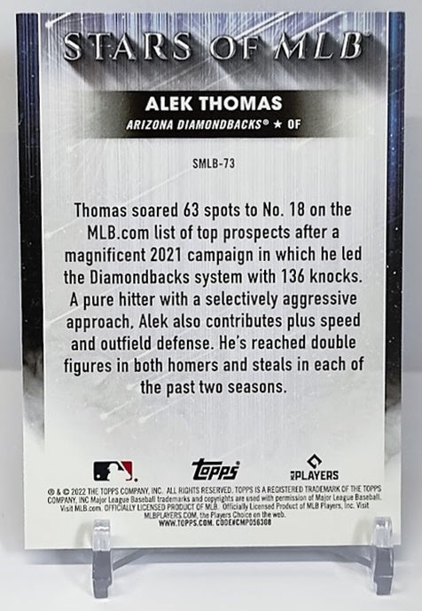 2022 Topps Stars of the MLB RC Alek Thomas Arizona