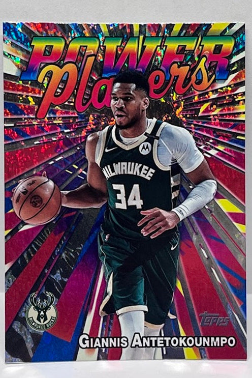 2025-26 Topps Power Players Holo Giannis Antetokounmpo Bucks #1