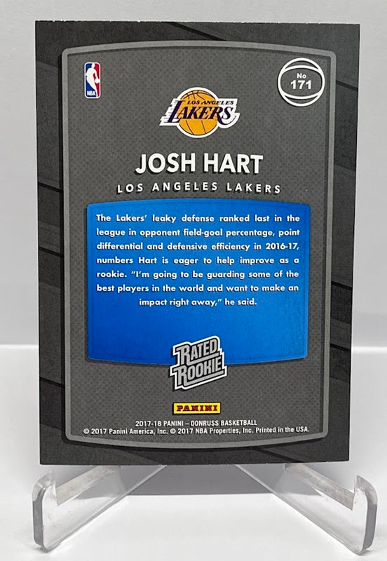 2017-18 Panini Donruss Rated Rookie RC Josh Hart Lakers #171