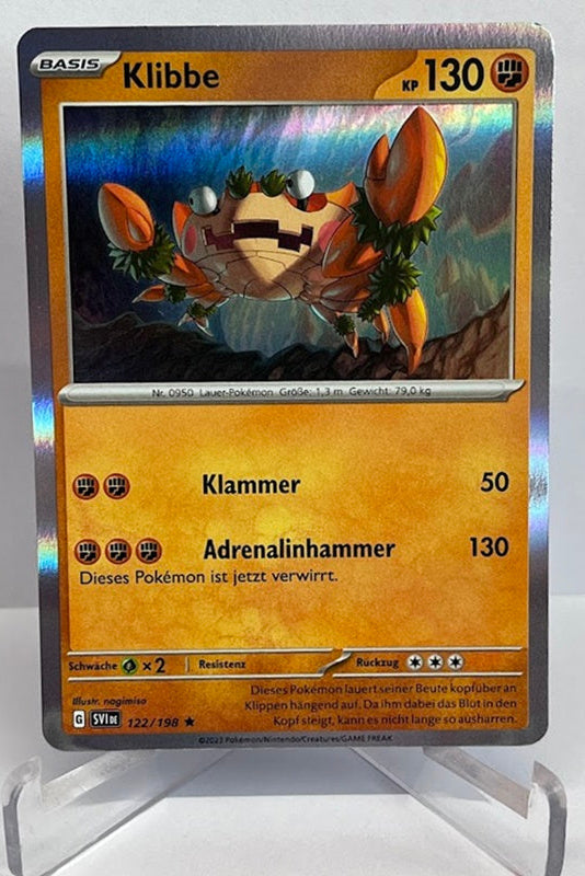 Pokemon Karmesin & Purpur Klibbe 122/198 Deutsch #99