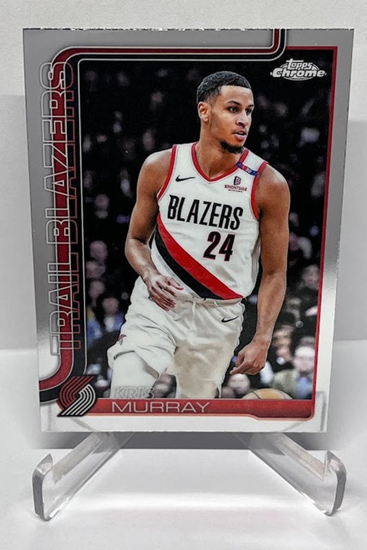 2025-26 Topps Chrome Kris Murray Portland Trail Blazers #217