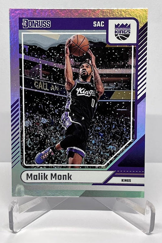 2024-25 Panini Donruss Winter Holo Malik Monk Kings #126