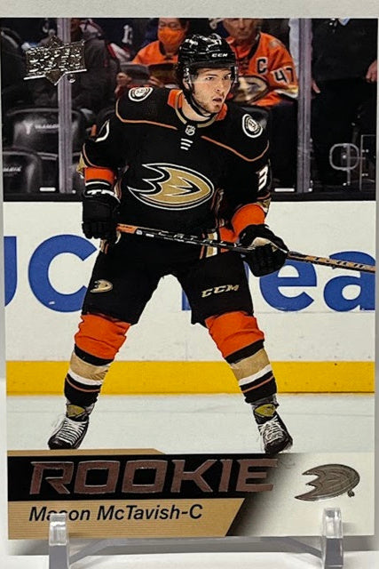 2021-22 Upper Deck Star Rookie Mason McTavish Ducks #23