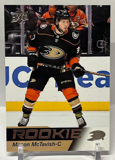 2021-22 Upper Deck Star Rookie Mason McTavish Ducks #23