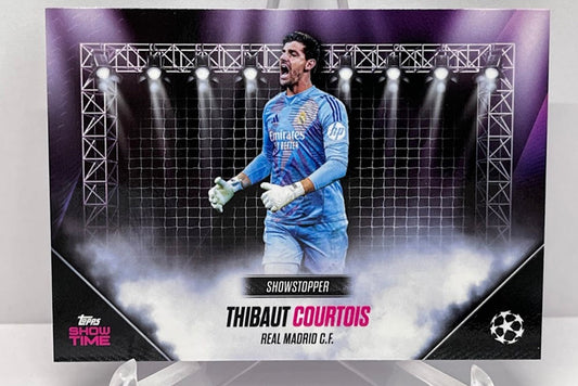 2024-25 Topps Showtime Showstopper Thibaut Courtois Real Madrid *5