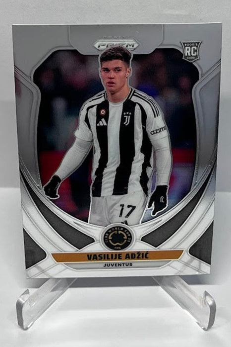 2025 Panini Prizm FIFA Club World Cup RC Vasilije Adzic Juventus #126