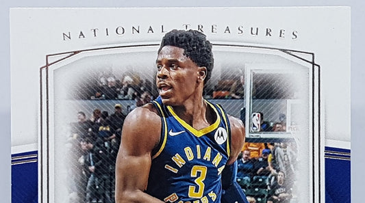 2019-20 Panini National Trasures Penmanship AU Aaron Holiday Pacers 95/99