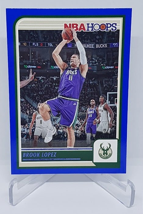 2023-24 Panini Hoops Blue Brook Lopez Bucks #175