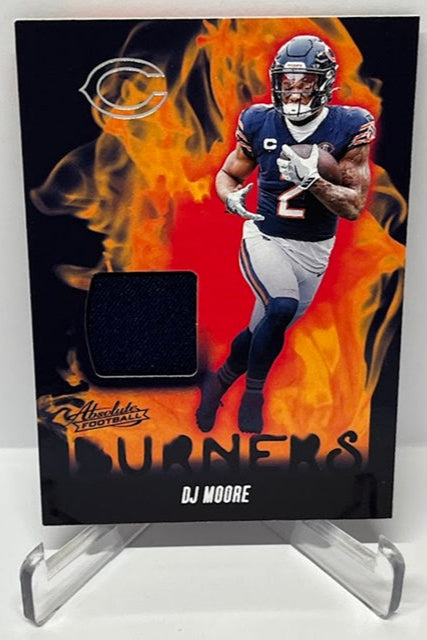 2024 Panini Absolute Burners Memorabilia DJ Moore Chicago Bears *3