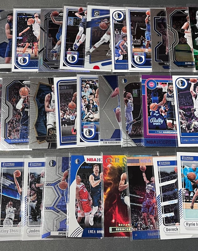 30 Card Team Lot DALLAS MAVERICKS Rookies & Veterans A