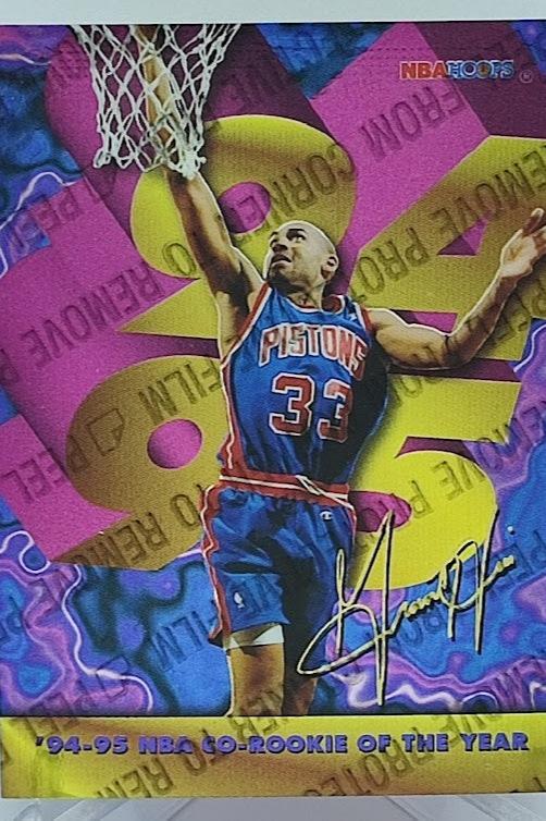 1995-96 Skybox NBA Hoops Rookie of the Year Grant Hill Pistons