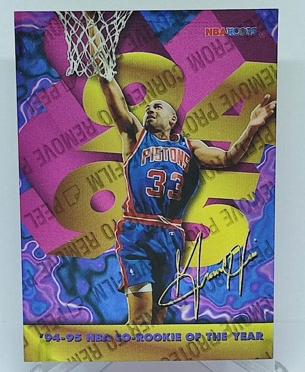 1995-96 Skybox NBA Hoops Rookie of the Year Grant Hill Pistons