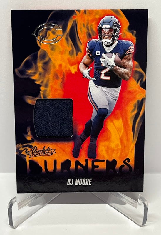 2024 Panini Absolute Burners Memorabilia DJ Moore Chicago Bears *3