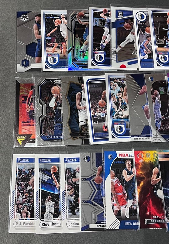 30 Card Team Lot DALLAS MAVERICKS Rookies & Veterans A