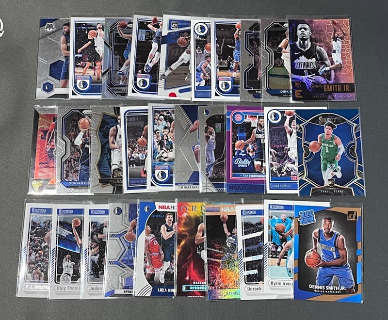 30 Card Team Lot DALLAS MAVERICKS Rookies & Veterans A