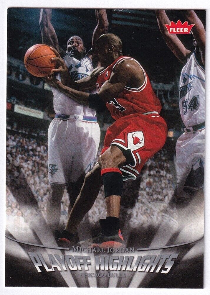 2007-08 Fleer Michael Jordan Playoff Highlights Set 30 Card Lot Chicago Bulls